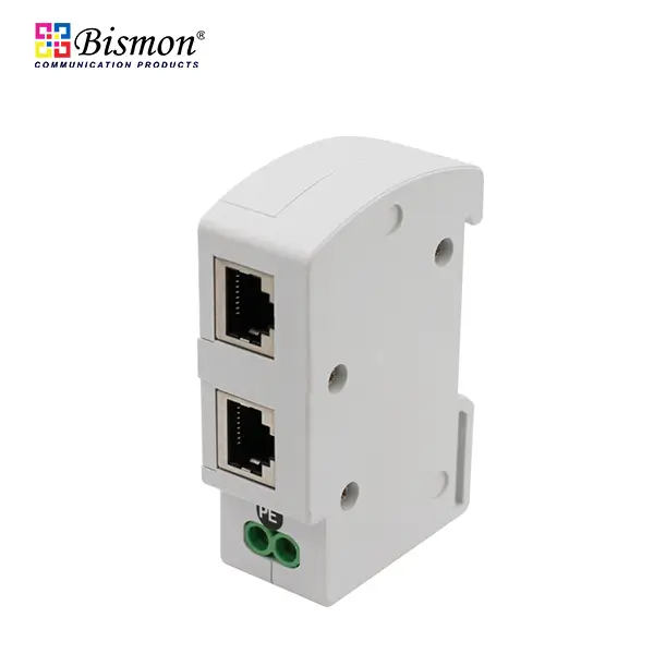 Din-rail Gigabit PoE Surge Protector 10KVA